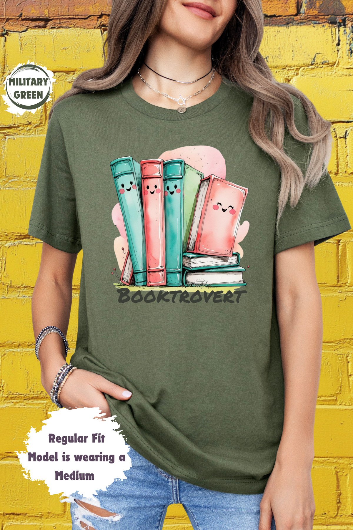 Booktrovert Introvert Book Lover Quiet Reading Smiling Books