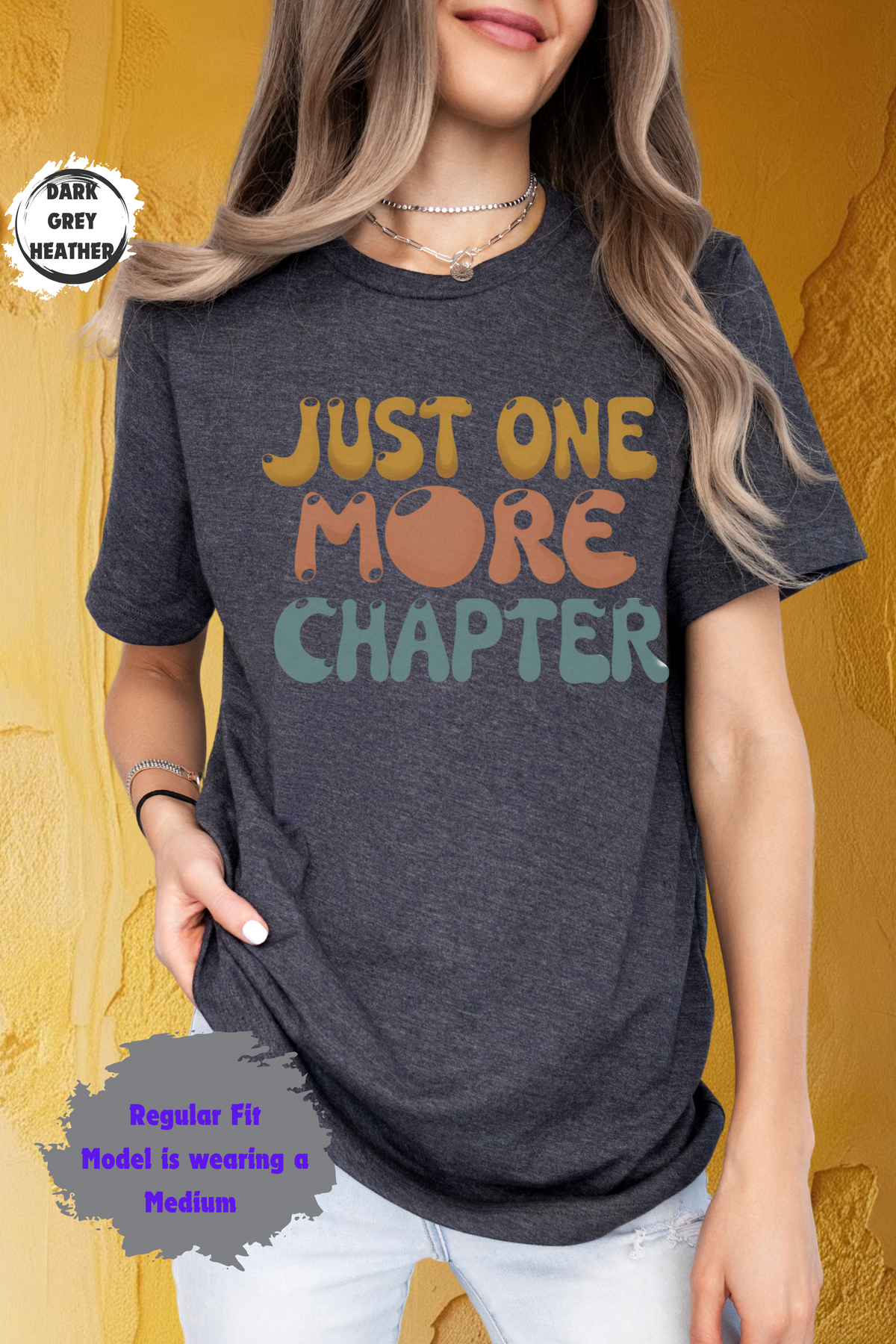 Just One More Chapter Reading Novelty Bookworm Book Enthusiast
