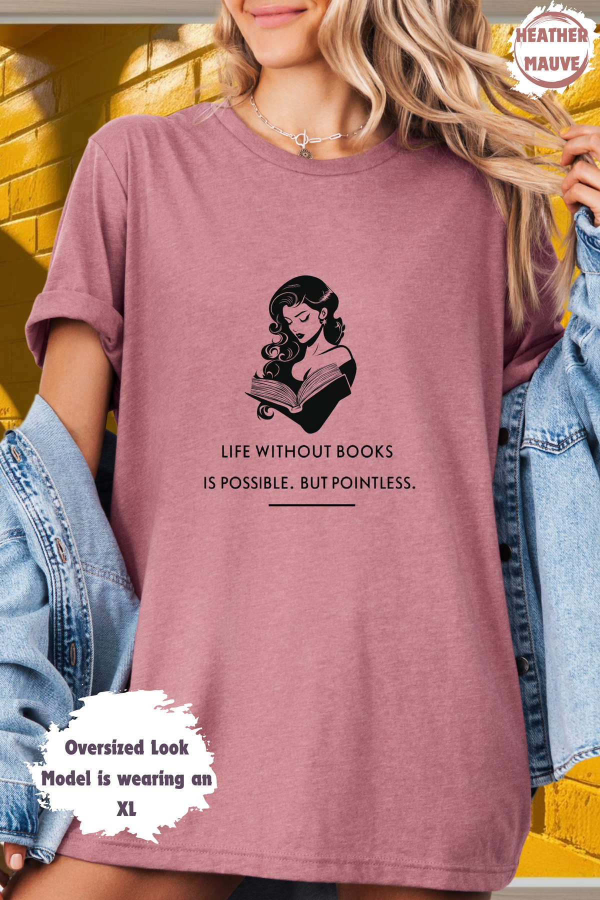 Reading Obsessed Vintage Graphic Life Without Books is Pointless