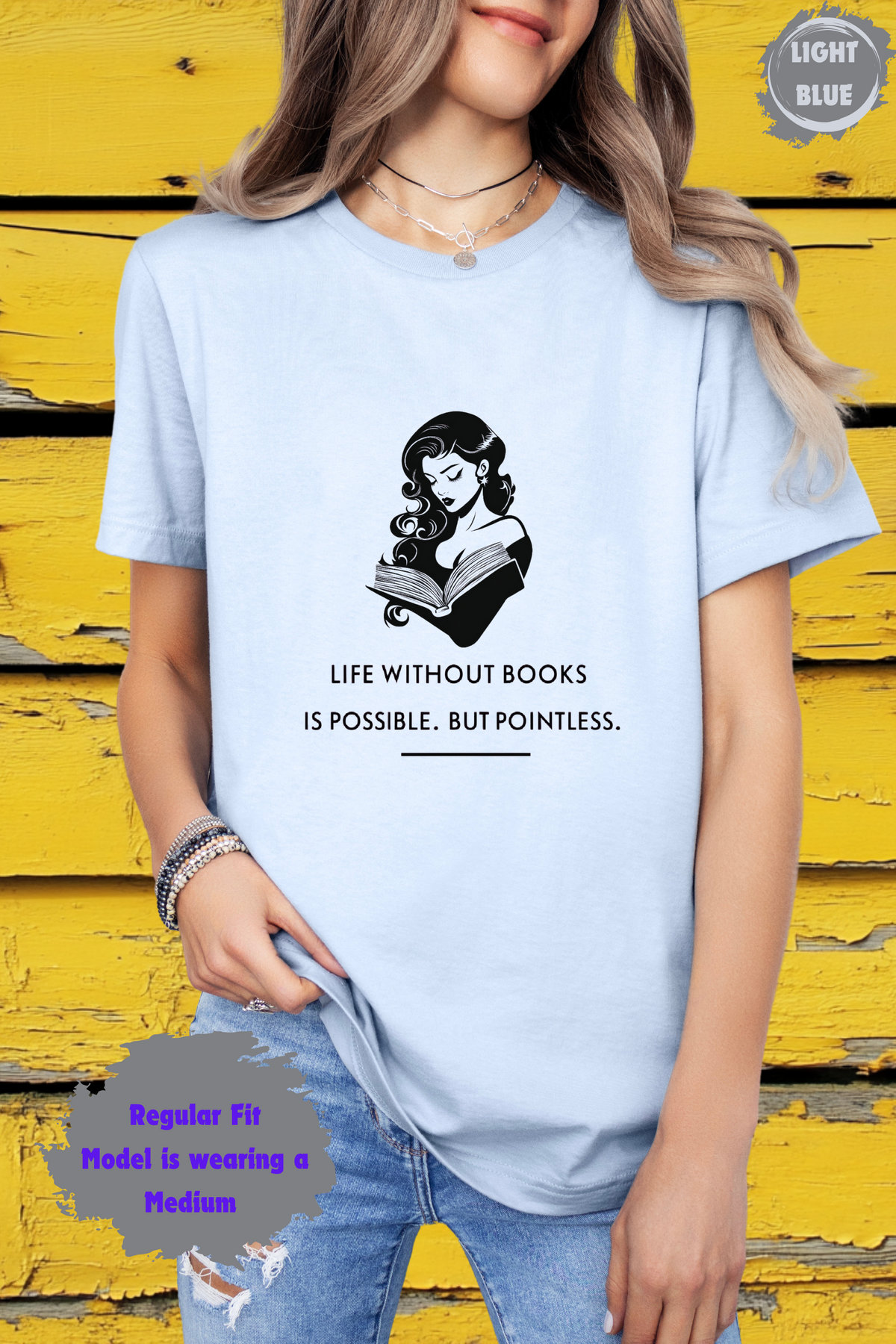 Reading Obsessed Vintage Graphic Life Without Books is Pointless