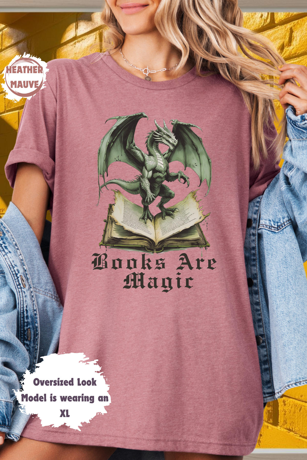 Dragon Fantasy Reader Books are Magic Mythical Creature Bookworm