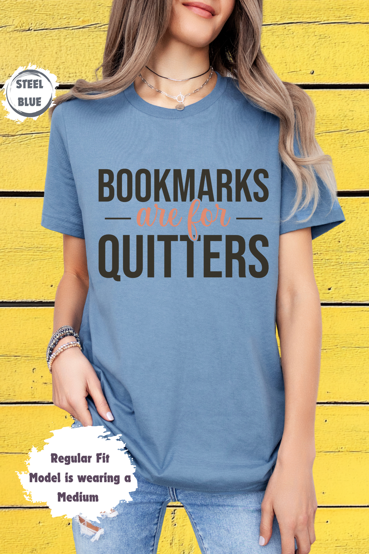 Funny Bookworm Bookmarks are for Quitters Night Owl Reading Bookmark