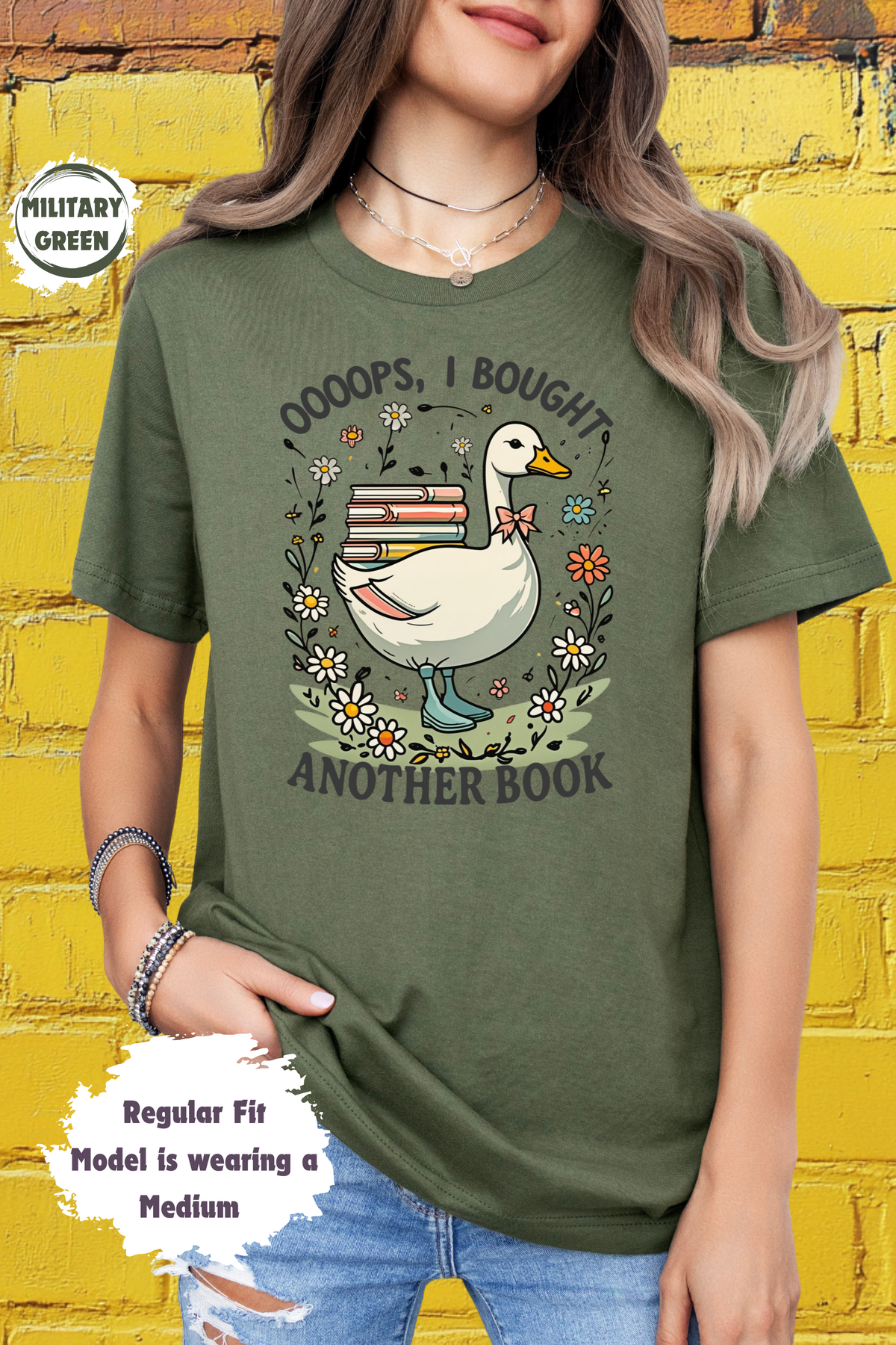 Silly Goose Reading Shirt Bookish Curse Bookworm Apparel