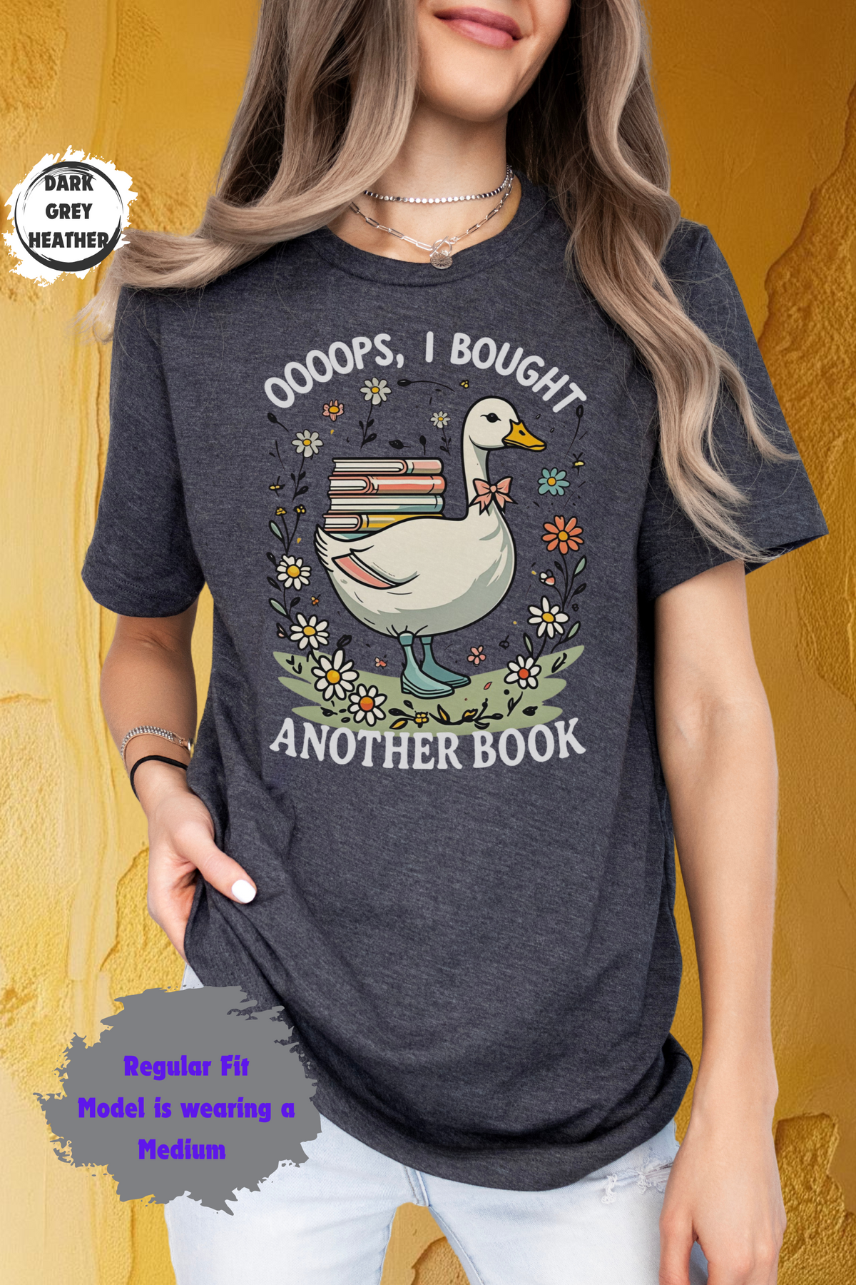 Silly Goose Reading Shirt Bookish Curse Bookworm Apparel