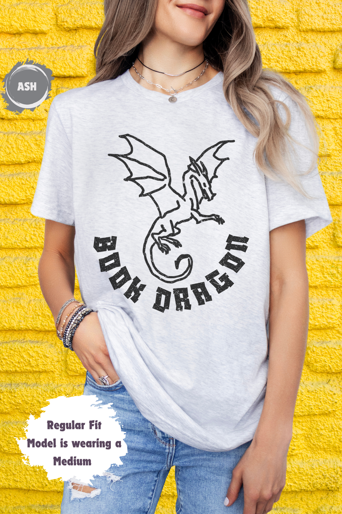 Books Dragon Book Lover Tee Reading Not a Book Worm